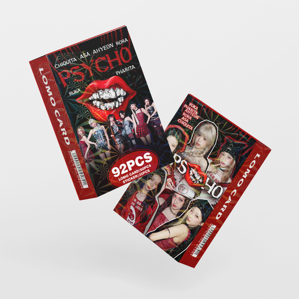 92 Cái / hộp BABYMONSTER PSYCHO Album Lomo Cards WE GO UP HOT SAUCE CHIQUITA Dán SHEESH CLICK CLAK Photocards AHYEON ASA RAMI PHARITA RUKA RORA Bưu Thiếp YM
