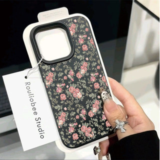 Vỏ cây hoa Samll hồng mới cho VIVO V60 V50 V40 Lite V30 Pro Y04 Y03 Y28S Y29S Y39 Y29 Y28 Y36 Y21 Y33S Y20 Y17 Y21S V29 V30E X200 FE Ốp lưng họa tiết vải lanh sang trọng