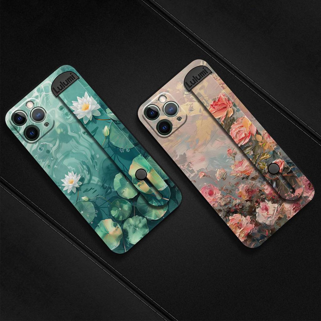 Vỏ điện thoại di động Màu trơn Vỏ điện thoại cho iphone 12 Pro Max / ip12Pro Max Vỏ điện thoại Dây đeo cổ tay Vỏ mềm Tranh ốp lưng Silicon trưởng thành Dây đeo cổ tay Chống sốc Chống bụi bẩn