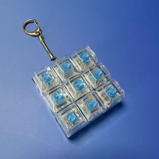 ESSENCEH Fidget Móc Khóa, Nút Keycap 4 / 5 Phím Bàn Phím Ngón Tay, Thư Giãn Giảm Căng Thẳng Tiện Ích Vượt Qua Thời Gian Giải Nén Móc Khóa Người Lớn