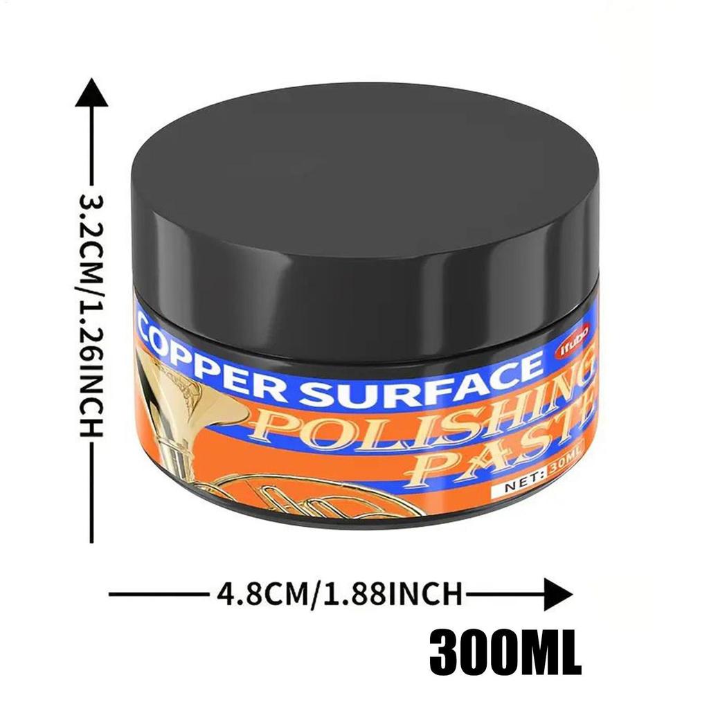 30ml Saxophone Rust Removal Cleaning Cream with Sponge Metal Polisher Paste Brass Tarnish Remover