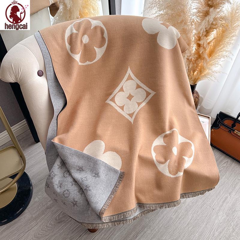 Khăn choàng Jacquard hai mặt dành cho nữ - Dày dặn và thời trang