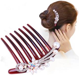 Phụ kiện tóc phiên bản Hàn Quốc - Lược cắt tóc và kẹp tóc ngọc trai