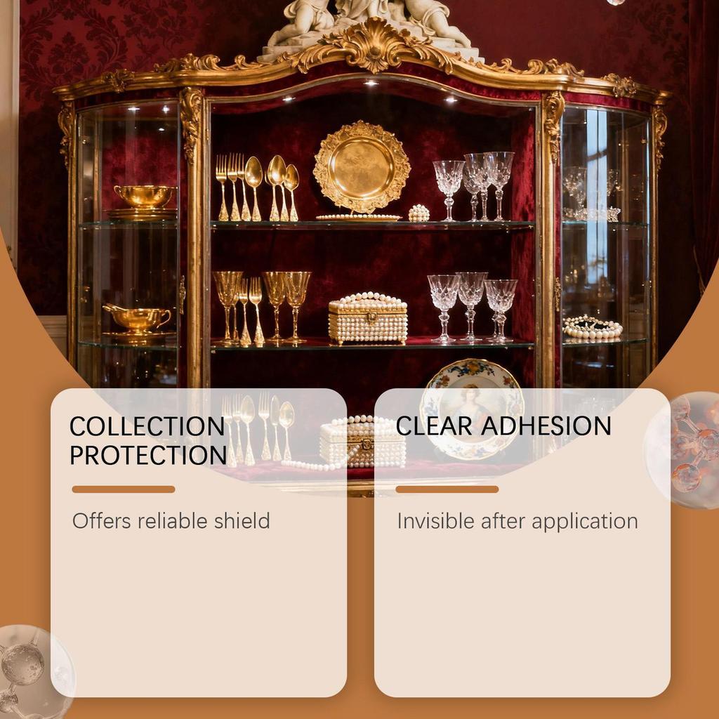 Clear Museum Gel Có thể tháo rời Bảo tàng di động trong suốt Bộ sưu tập Putty Hiện vật Trang trí Sáp cho cửa hàng thủy tinh kim loạiidaevn