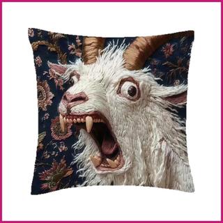 18x18 Gối 45x45cm La Hét Dê Sang Trọng Thú Vui Nhộn Ném Gối Cho Giường Ghế Ghế Phòng Ngủ shopidaevn
