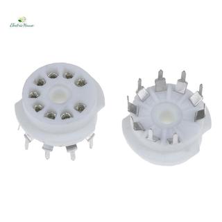 [Nhà Điện] 1 Đế van soet ống gốm 9pin mạ vàng cho 12AX7 12AU7 ECC83 mới