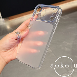 Instant 17 thích hợp cho vỏ điện thoại iPhone 16 Promax vỏ mềm TPU mờ siêu mỏng Apple 15 Pro cảm giác cao cấp trong suốt 14 đơn giản bao gồm tất cả 13 vỏ chống rơi Promax
