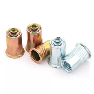 đai ốc rút, ecu rivet rút, tán rút các loại（mạ kẽm&mạ kẽm màu）  /Tán ecu rút Mạ kẽm size M3M4M5M6M8M10 【LXY-G1】
