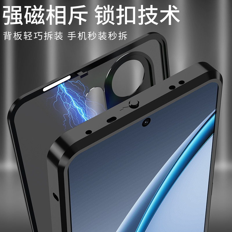 Khung kim loại Matte Plastic Back Cove cho OPPO K13 Turbo Pro Vỏ điện thoại bảo vệ chống sốc