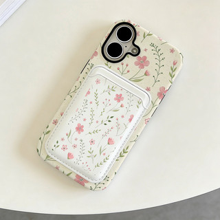 Ốp ví họa tiết hoa màu đỏ S26Ultra có thể so sánh cho Samsung S26 S22 S24 Ultra S24FE 25FE S25eDge Vỏ chống sốc S25 Plus S25ultra A55 a56 A36