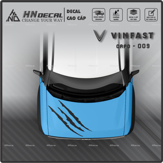 DECAL DÁN CAPO XE VF3 - TEM DÁN CAPO VF3 MẪU MỚI NHẤT Tem VF3 cao cấp ( MẪU 09 )