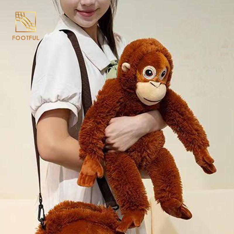 Khỉ Đồ Chơi Sang Trọng Thú Nhồi Bông Đồ Chơi Thoải Mái Dễ Thương Trang Trí Có Thể Cốg Thực Tế Vui Vẻ Giáo Dục Cho Quà Tặng Trẻ Em Người Lớn