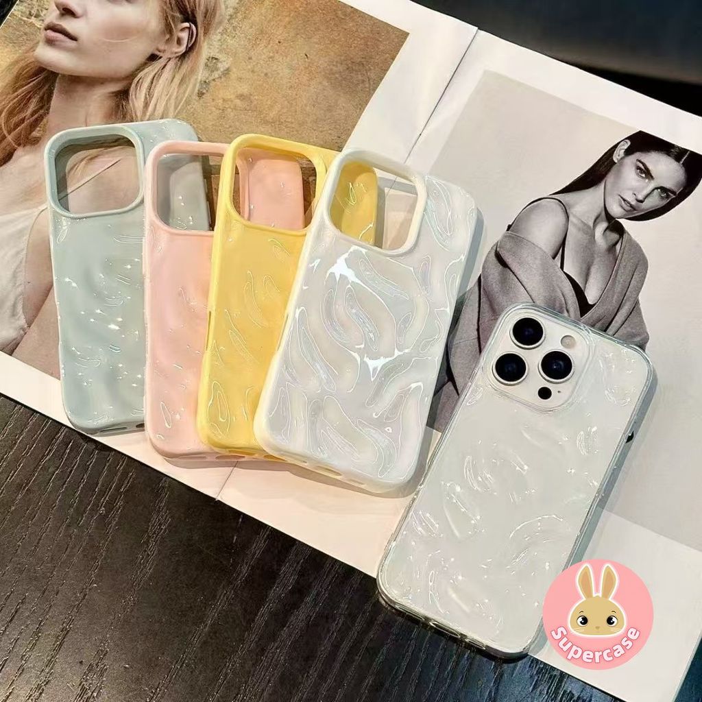 Ốp điện thoại thiên thạch 3D sang trọng cho OPPO A60 A58 A40 A40M A5i A3X A3S A3 NFC A3i A38 A18 A17 A17K A16 A16S A16K A16E A15 A15S 5G 4G Vỏ mềm bóng màu kẹo đơn giản dễ thương