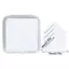 GETVOW 10 / 100 Miếng Dán Lập Thể, Sách Tam Giác Tự Dính Bảo Vệ Cạnh Chống Cong, Tấm Bảo Vệ Trong Suốt Chống Cuộn Cho Sổ Tay Trường Tiểu Học Sổ Tay
