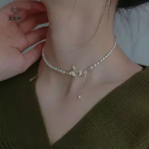 Mùa Hè Đôi Bông Tai Kim Cương Giả Và Ngọc Trai Giả Nelace Trắng, Trang Sức Thời Trang Dành Cho Tiệc Cưới