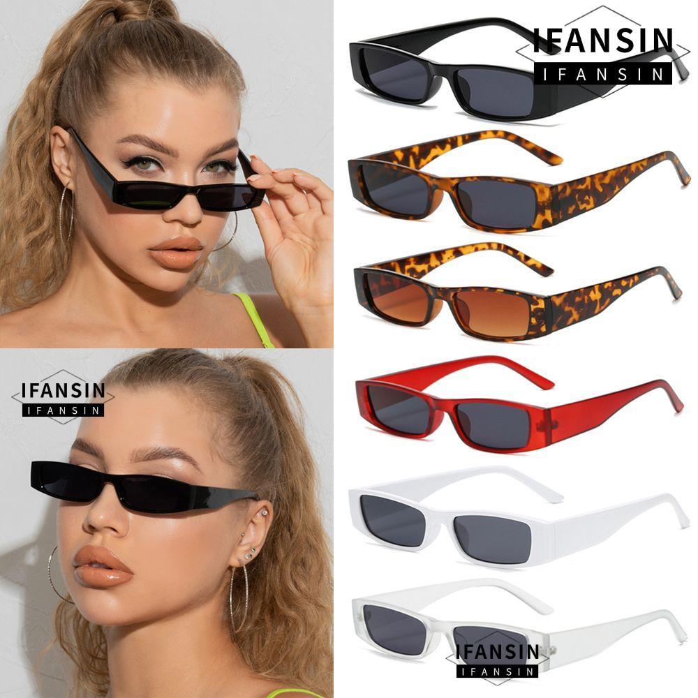 Kính râm IFASIN UV400 khung nhỏ, xu hướng cổ điển