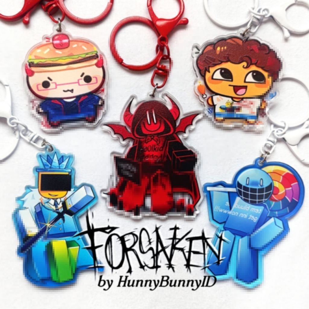 [NEW]Forsaken Keychains guest Gantungan kunci Fanmerch