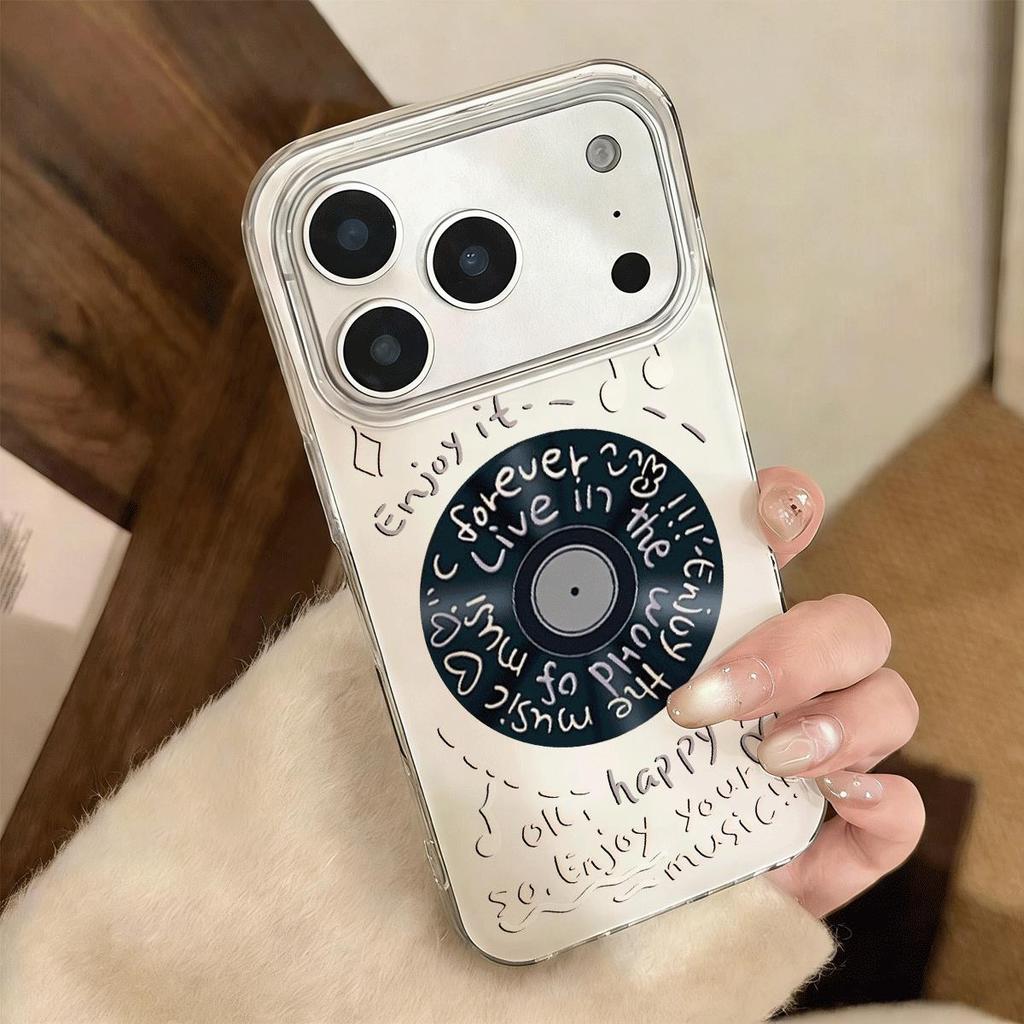 Màu đen Lotte cho 16 trường hợp iPhone 17Air Double Layer 14/13/11Pro