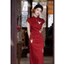 WHX [Phong cách mới]#旗袍#连衣裙#新中式改良旗袍#红色新娘服#结婚服#订婚服#敬酒服 Sườn xám đeo hàng ngày