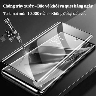 Kính cường lực cong full màn hình OPPO Reno 4 5 6 7 8 9 10 11 12 13 14 F Pro 5G 5Z 6Z 7Z 8Z 8T Plus — Chống nổ chống sốc