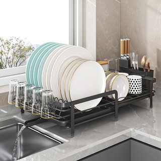 Kệ Đựng Chén Cốc Đa Năng Cho Bếp Kệ đựng bát đĩa có lỗ thoát nước Chén Cốc Thả Rau