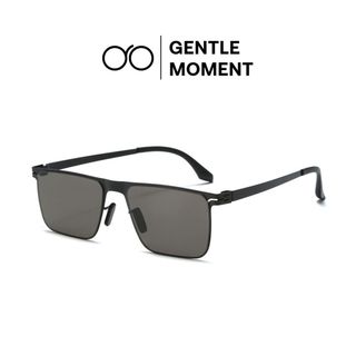 Kính râm gọng vuông chống tia UV GENTLE MOMENT thời trang nam nữ phong cách ngầu GMM639