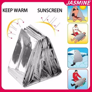JASMINE Gấp Khẩn Cấp nket 210cm * 130cm Bạc / Vàng Cứu Hộ Khẩn Cấp Nơi Trú ẩn Cắm Trại Ngoài Trời Giữ Ấm nkets JASMINE