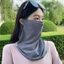 Bảo vệ mặt và cổ gaiter lụa có lưới thoáng khí, chống nắng với móc tai đàn hồi