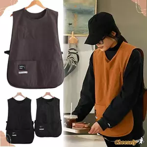Tạp dề chống vết bẩn CHEESELY, Tạp dề tay chống bẩn thoáng khí, Áo Vest Nylon đa năng đơn giản Phong cách Tạp dề nhà bếp chống nước Phụ kiện làm sạch
