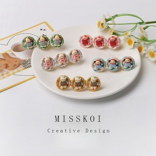 MISMEMO Hoạt Hình Dễ Thương Họa Tiết Nút Động Vật Mỏ Vịt Tóc Mũ Đội Đầu Độc Đáo Bên Gãy Tóc Nổ Kẹp Bên Phụ Kiện Tóc