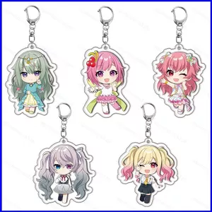 SQ3 Hatsune Miku Acrylic Móc Khóa Mặt Dây Chuyền Túi Phụ Kiện Anime Ngoại Vi QS3