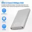 Hộp đựng bộ chuyển đổi vỏ SSD 10Gbps có cổng Type C cho ổ cứng thể rắn bên trong MSATA Gen2 sang USB 3.1