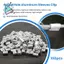 Dây một lỗ 2,5mm Dây nhôm tay kẹp cáp uốn 100 chiếc