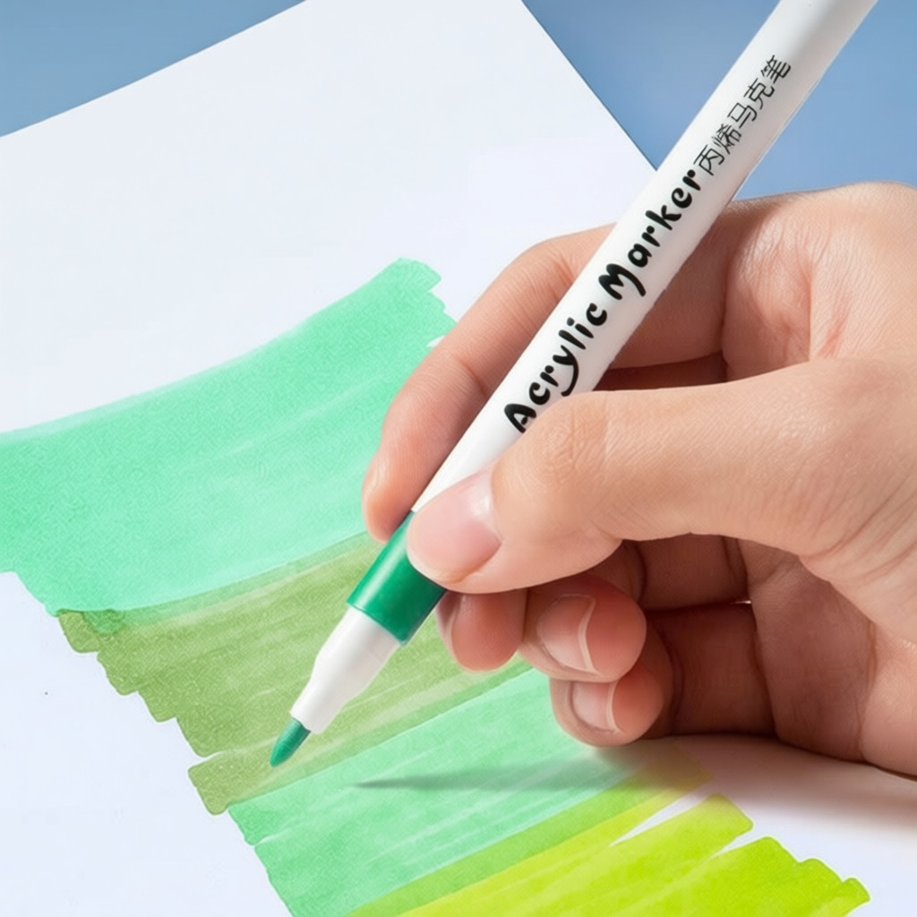 Bút Vẽ Markers Màu Acrylic Đa Dạng 12/24/36 Màu - Bút Đánh Dấu Sáng Tạo Cho Học Sinh Vẽ Tranh