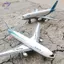 HFTOY 1 / 2 Chiếc Quán Tính Máy Bay Đồ Chơi Máy Bay Trẻ Em Mô Phỏng Hợp Kim Kéo Ba Máy Bay Đồ Chơi Mô Hình Bé Trai Quà Tặng Trang Trí Máy Tính Để Bàn ~
