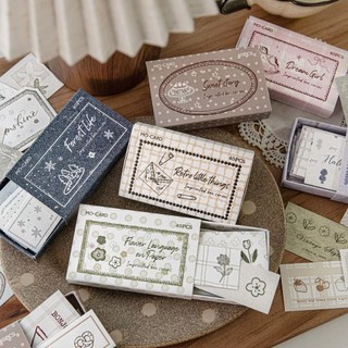 Set giấy sticky note mini in dập nổi Mocard Imprinted box