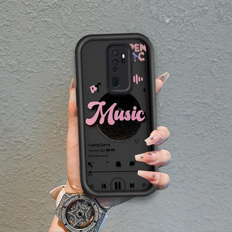 Ốp Cho OPPO A9 2020 A5 2020 A11 Ốp Điện Thoại Mềm Silicon Hoạt Hình TPU Like Music girl Angel Eye Chống Sốc Ốp Lưng