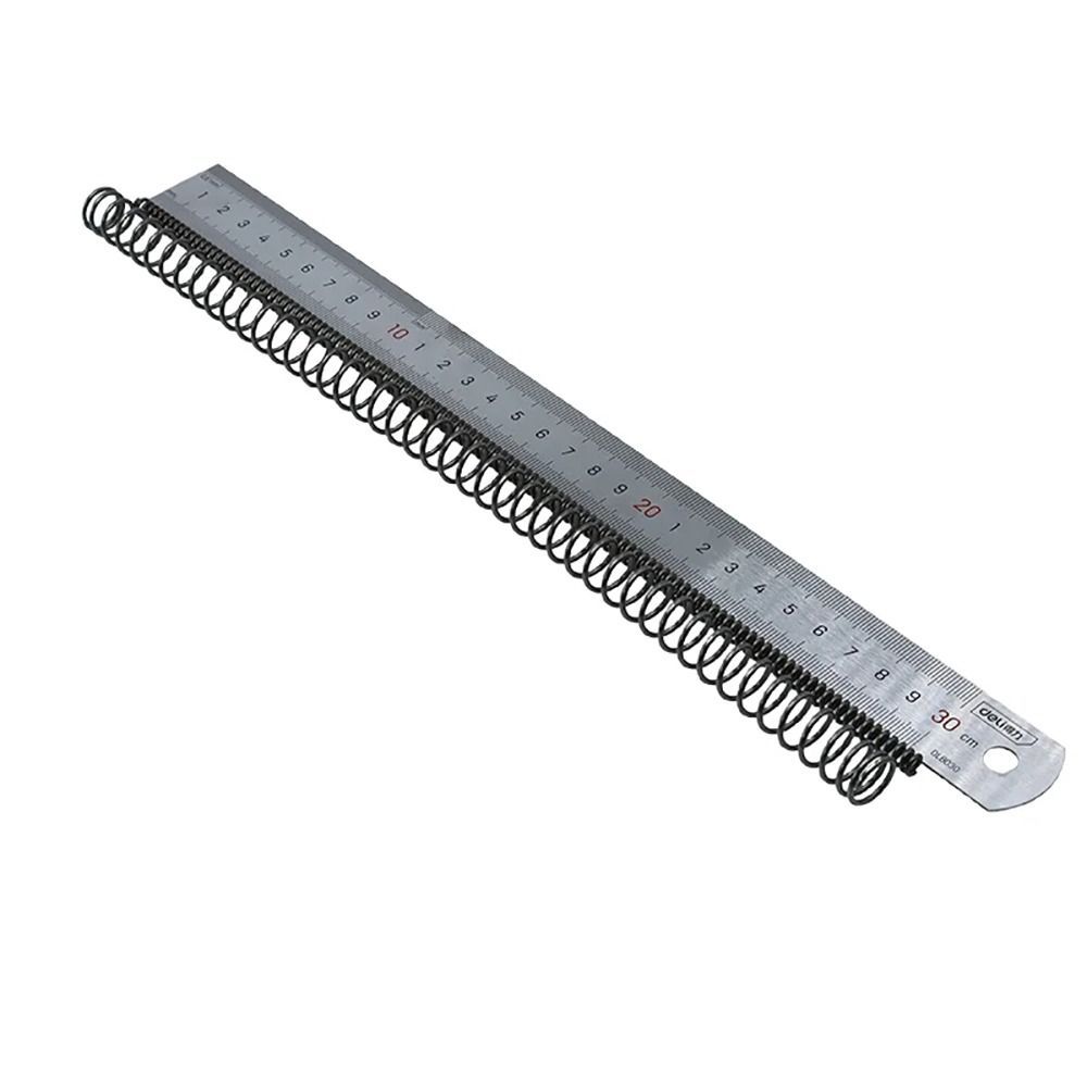 NOTE1 10 Chiếc Lò Xo Cuộn Dây Dài, Chiều Dài 300mm 0,3 0,4 0,5 0,6 0,7 0,8 1mm Lò Xo Nén, Lò Xo Trở Lại Thép Lò Xo Loại Y 65Mn Cho Máy Công Nghiệp Sửa Chữa Ô Tô