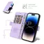 YJD Case For Honor 600 Pro Skin Feel PU Leather TPU Frame Khe cắm thẻ Vỏ điện thoại chống rơi