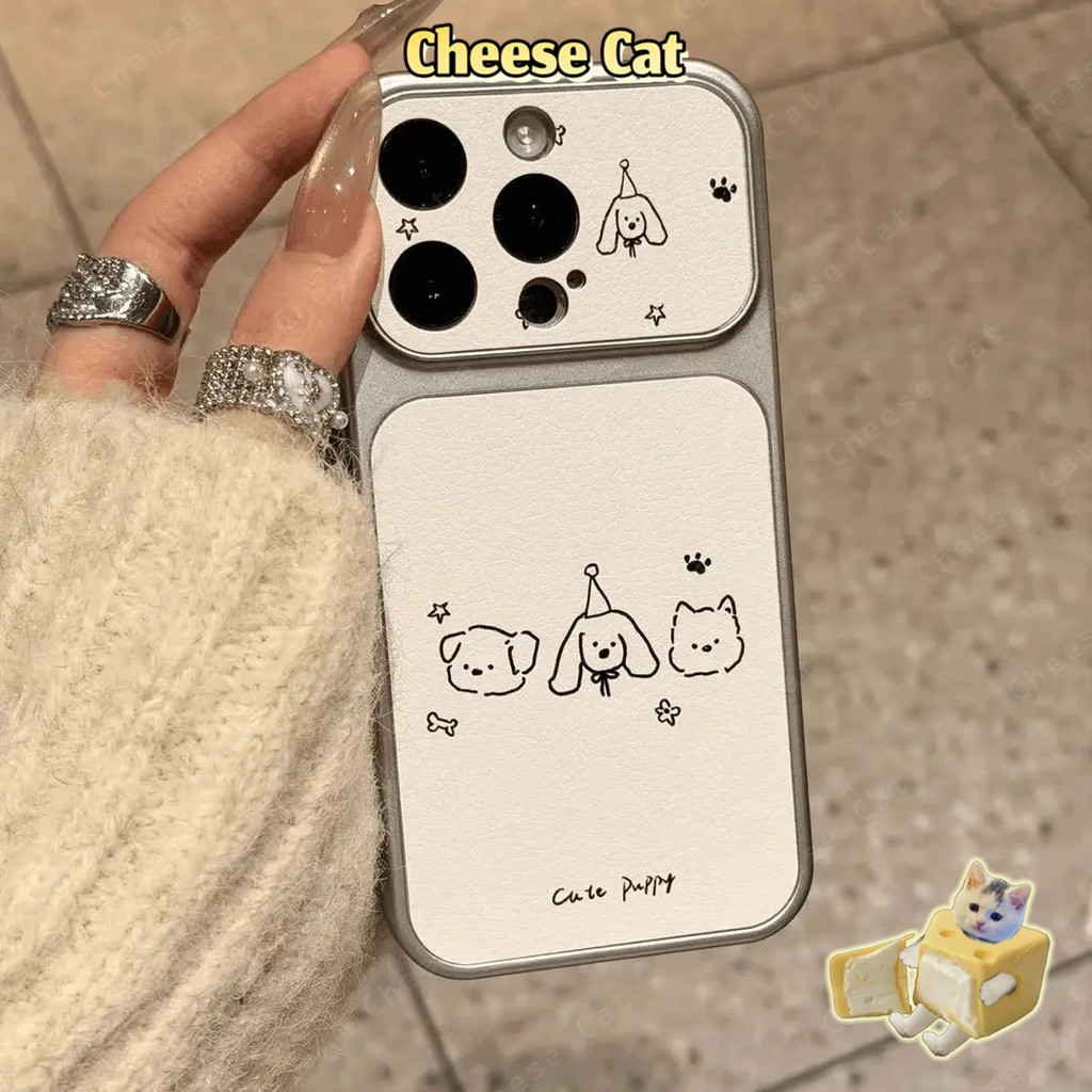 ins Ốp điện thoại iPhone bằng da họa tiết đường nét đơn giản cho iPhone 13 14 15 16 11 12 17 Pro Max XR Xs Max