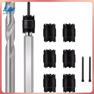 Bộ 10 Dụng Cụ Cắt Điểm Hai Mặt, 3 / 8In & 5 / 16In HSS Máy Khoan Tẩy Điểm Xoay Cho Điểm Khoan Điện