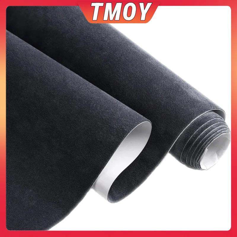 TMOY Da Lộn Vải Tự Dính Vải Cho Ô Tô Sửa Đổi Nội Thất Cửa Bảng Điều Khiển Bàn Làm Việc DIY Trang Trí TMOY