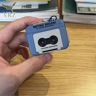 VRZ Retro Băng Ghi Móc Khóa Mini Ghi Âm Hộp Nhạc Mặt Dây Chuyền Móc Khóa Bapa Trang Trí Sinh Nhật Cặp Đôi Quà Tặng HOT