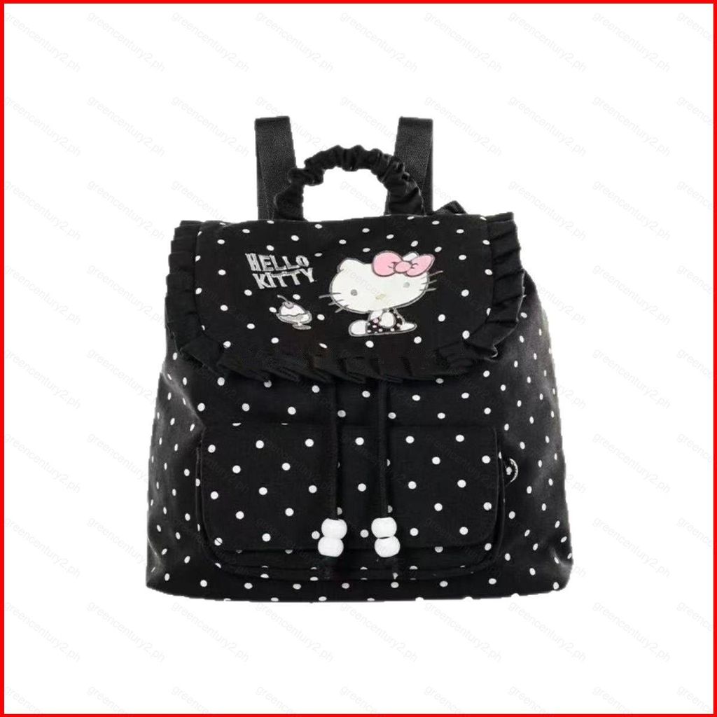 GC2 Sanrio HELLO KITTY Ba Lô Dành Cho Học Sinh Dung Tích Lớn Nhẹ In Hình Thời Trang Nữ Đi Học CG2