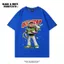 Áo Thun Nam Hình Buzz Lightyear từ Bộ Sưu Tập Warriors x Curry United, Cotton Nguyên Chất, Phong Cách Retro Trendy