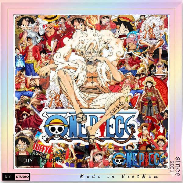 100 Sticker Luffy Mũ Rơm One piece