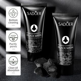 Than tre Mặt nạ mũi mụn đầu đen Miếng dán SADOER Sản phẩm chăm sóc da T Zone Care 60g