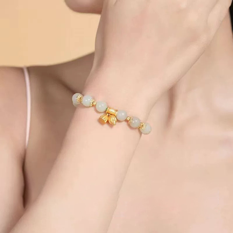 Vòng tay hạt sen phong cách Trung Quốc - Quà sinh nhật độc đáo