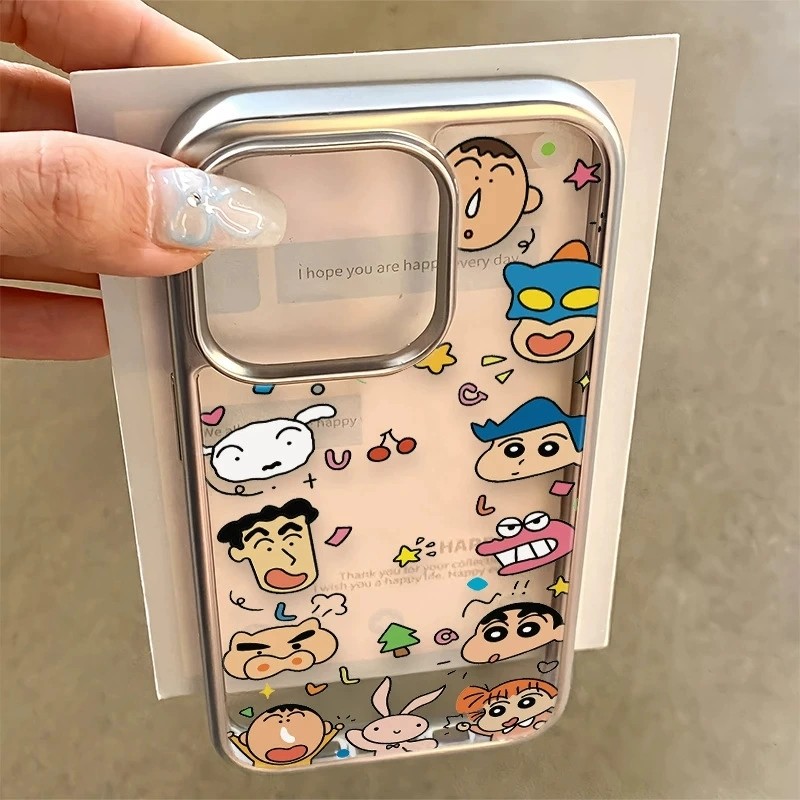 ốp lưng iphone Tập hợp Crayon Shin-chan Cho Iphone 16 Iphone 7 xs xr 11 12 13 14 15 16 Pro Max Plus