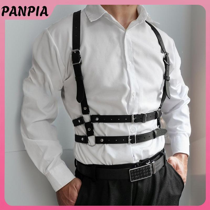 PNPIA- Dây Đeo Cho Nam Dây Đeo Dây Thắt Lưng Gợi Cảm Vai Bonding Ngực Quần Áo Thắt Lưng Da Quần Áo Kỳ Lạ Phụ Kiện